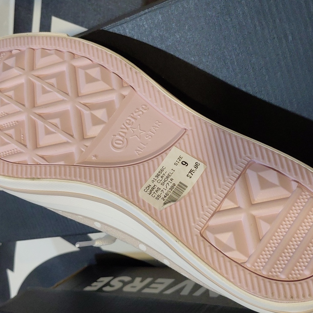 Converse Women's Polka Dot Sneakers - Pink - Picture 3 of 8